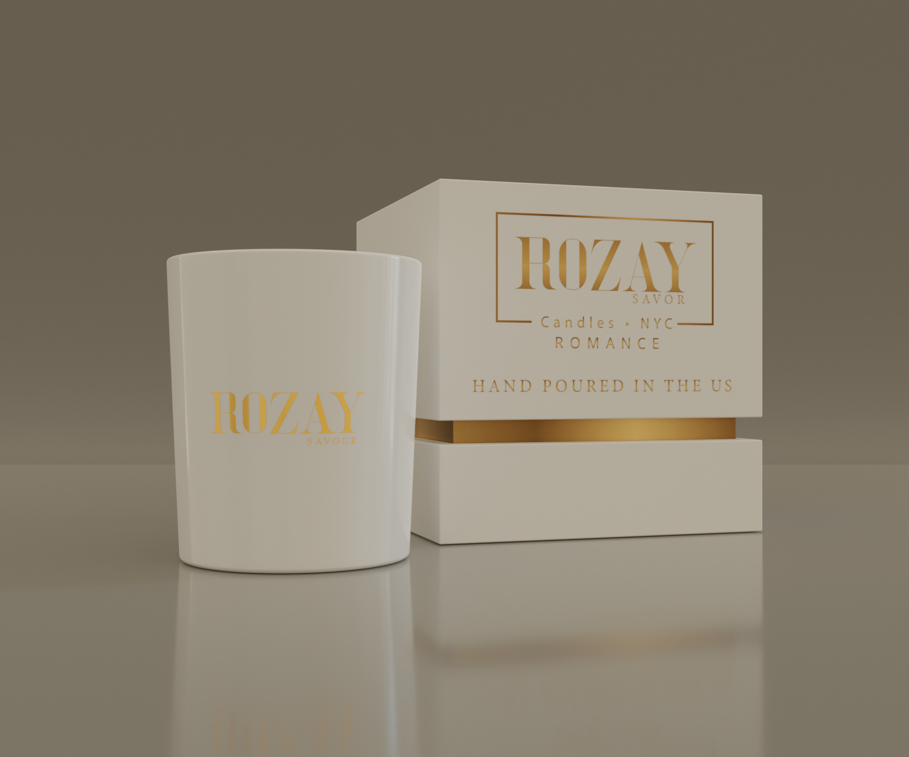 ROMANCE” Candle 10oz Jar – RozaySavour