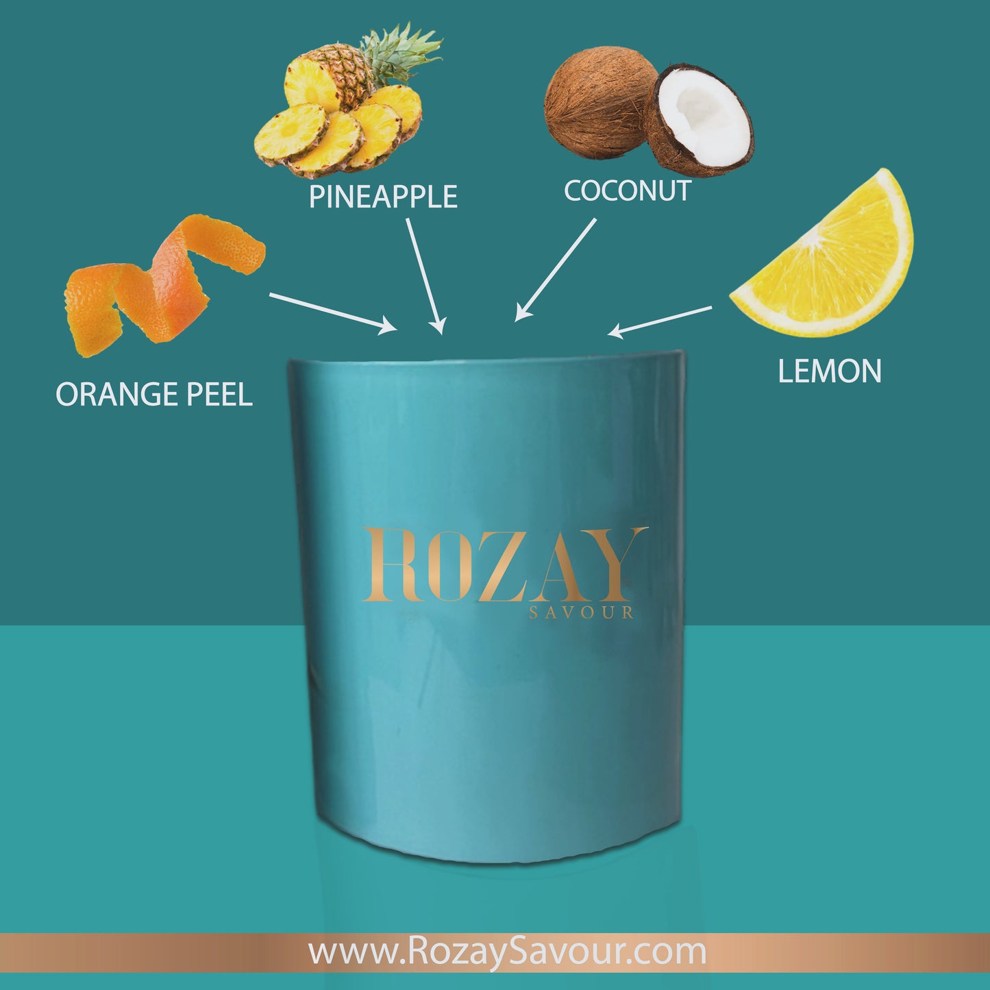 “Tropical Breeze” Candle 10oz Jar