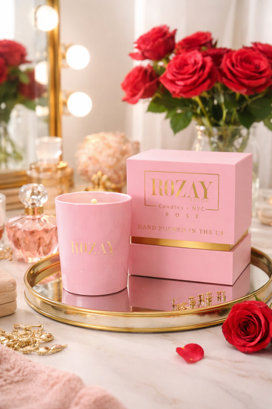 “ROSE” Candle 10oz Jar