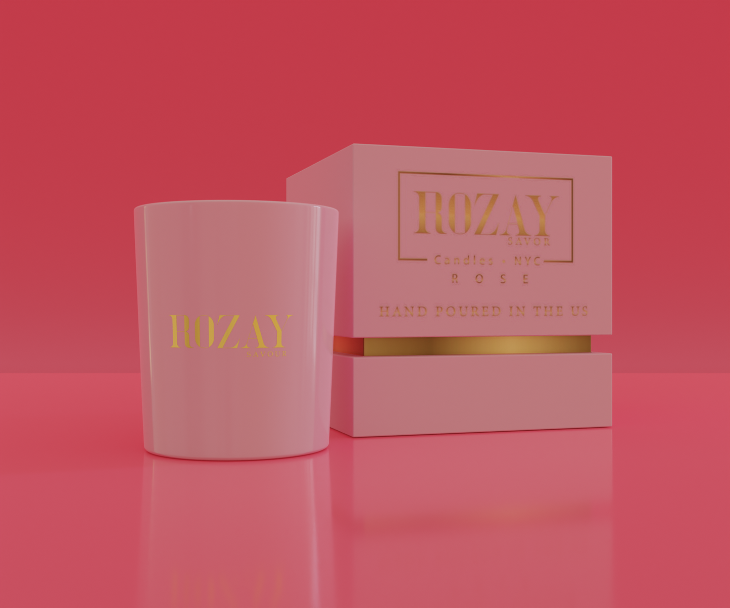 “ROSE” Candle 10oz Jar